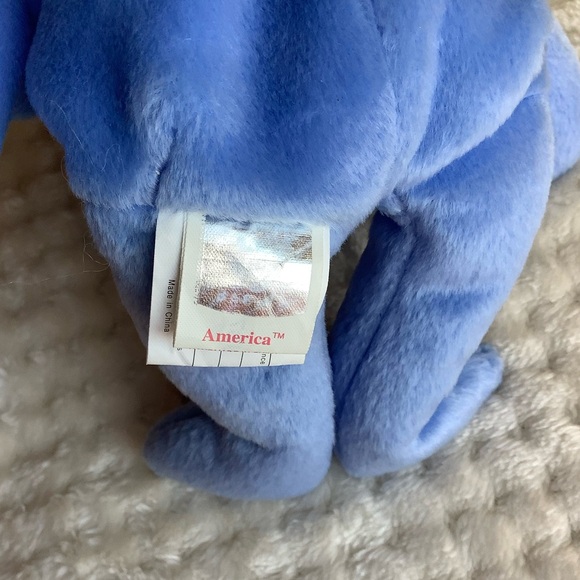 Ty Beanie Babies America Blue Bear American Red Cross 9/11/2001 - Picture 10 of 12